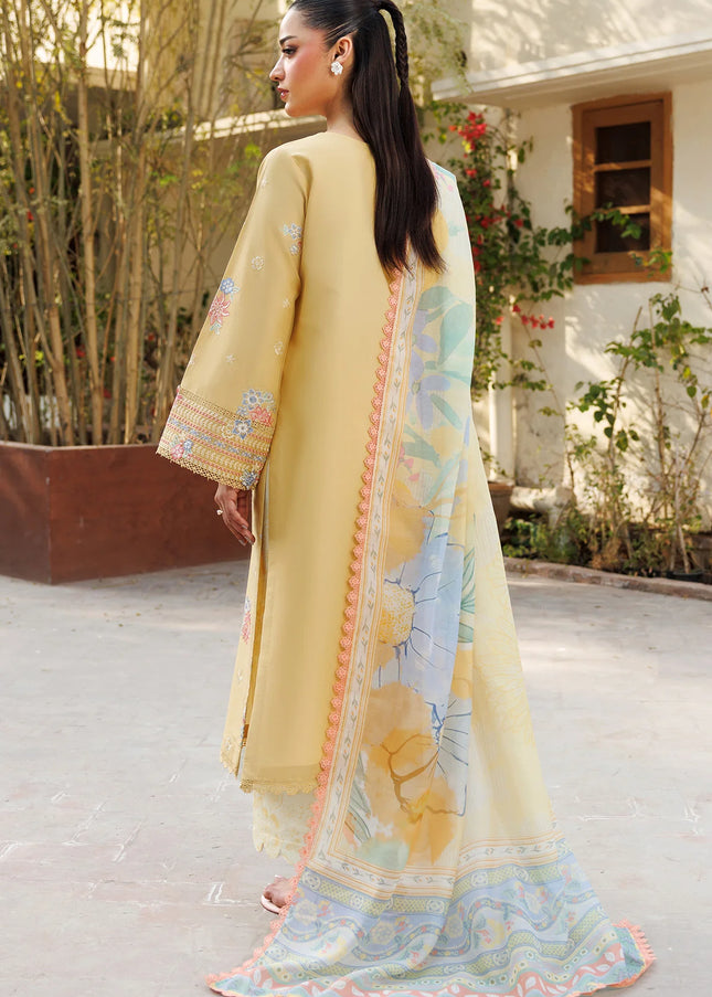 Farasha | Summer Weaves Embroidered Lawn'25 - Sunlit Mellow