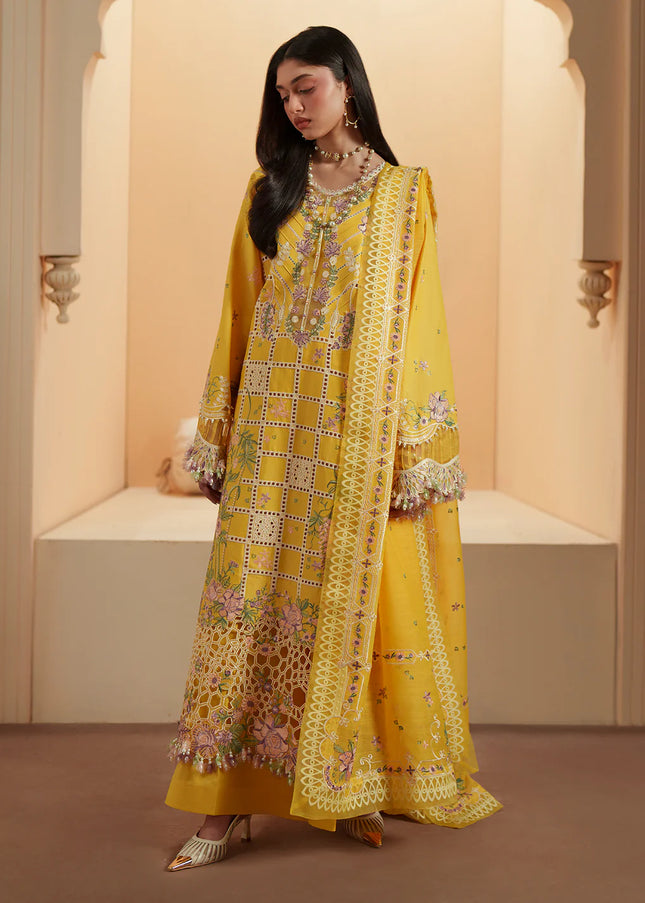 Bin Ilyas | Mashriq Luxury Lawn - 111A
