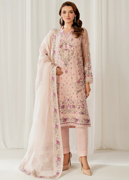 Baroque | Embroidered Chiffon UF-4052