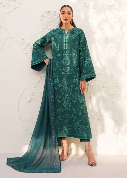 Baroque | Embroidered Raw Silk UF-4383