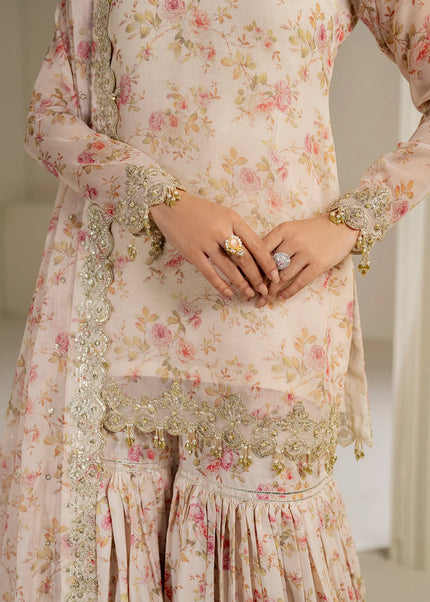 Baroque | Embroidered Chiffon UF-4164