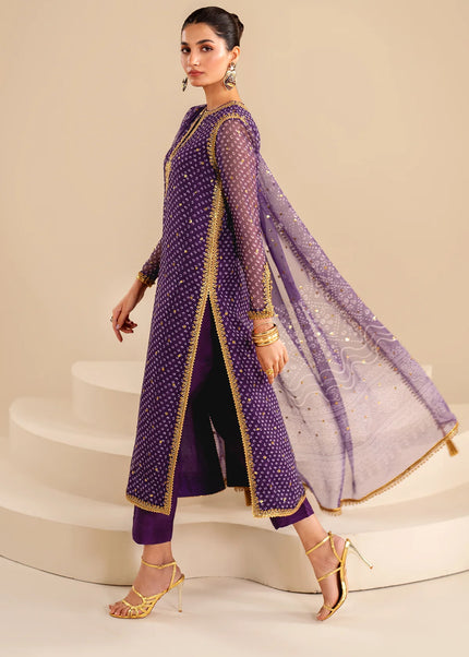 Baroque | Embroidered Chiffon UF-625