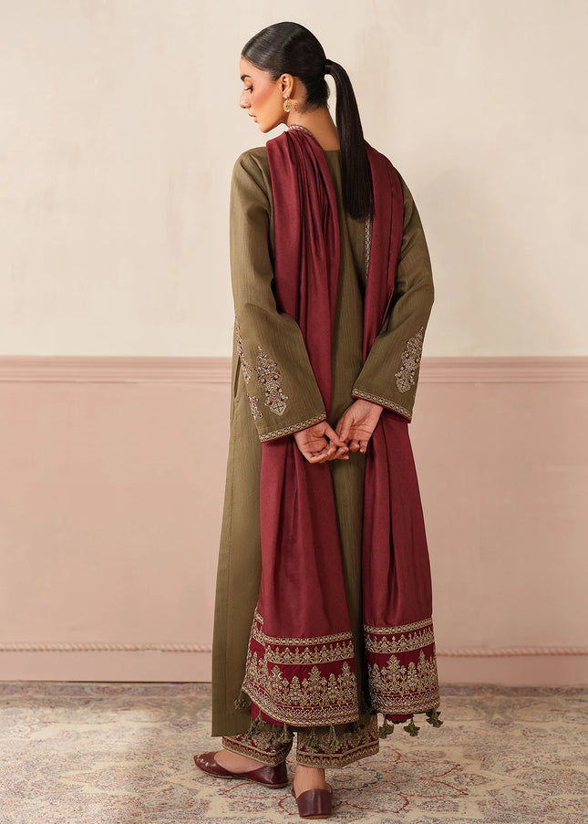 Baroque | Embroidered Khaddar UF-4354