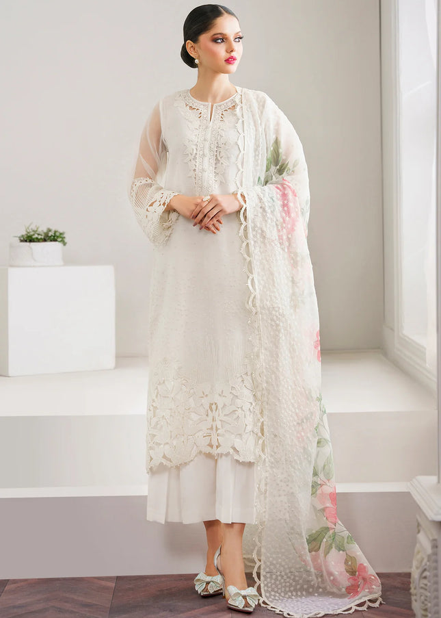 Baroque | Embroidered Organza UF-526