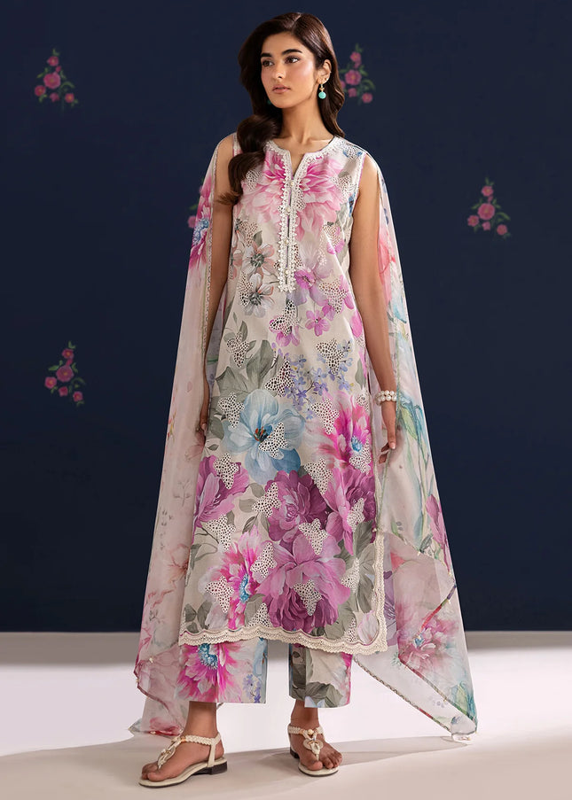 Baroque | Embroidered Lawn UF-4458