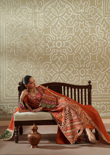 Bin Ilyas | Mashriq Luxury Lawn - 116A