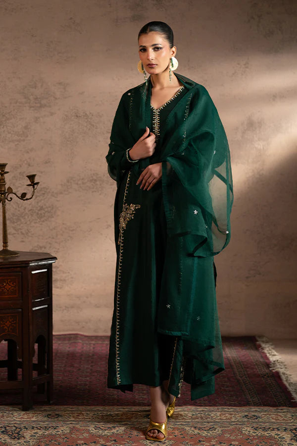 Farrukhzia | Fareesha - Emerald Green