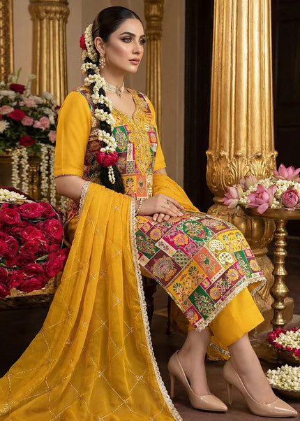 Banarasi Silk Embroidered Pant Style Suit Series