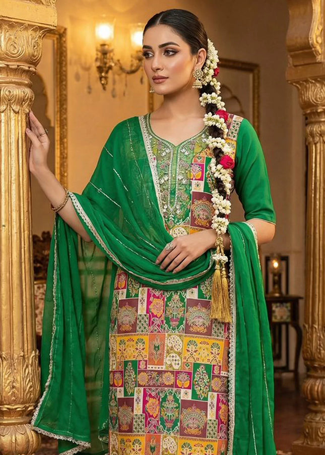 Banarasi Silk Embroidered Pant Style Suit Series