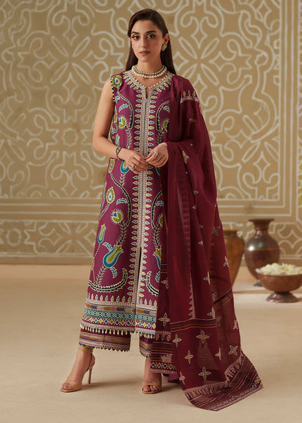 Bin Ilyas | Mashriq Luxury Lawn - 118A