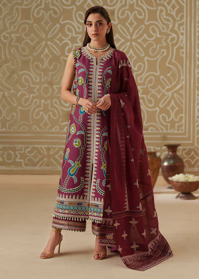 Bin Ilyas | Mashriq Luxury Lawn - 118A