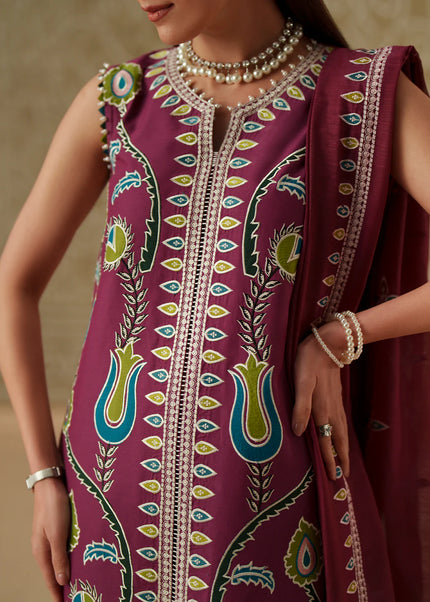 Bin Ilyas | Mashriq Luxury Lawn - 118A