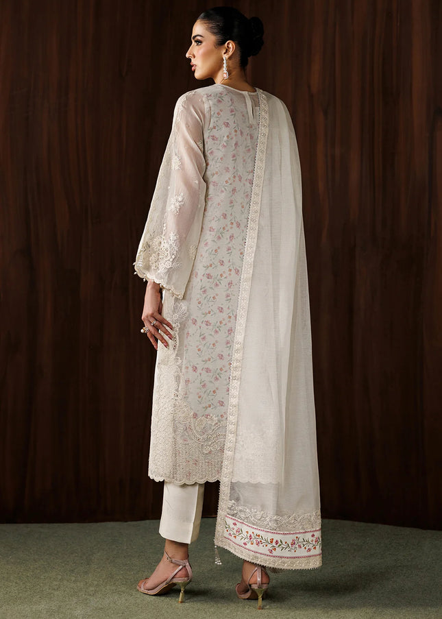 Baroque | Embroidered Cotton Net UF-4440
