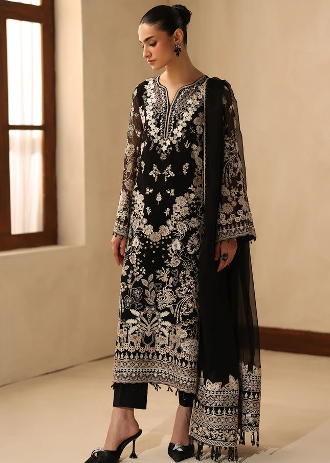 Baroque | Embroidered Chiffon UF-4490