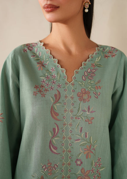 Baroque | Embroidered Khaddar UF-4355
