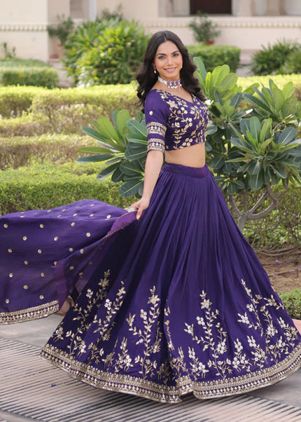 Sequins Embroidered Lehenga choli