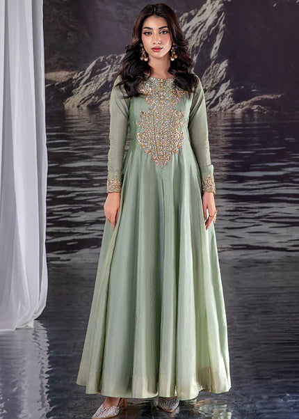 Farrukhzia | Laavni - Mauve Green