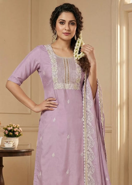Cotton Embroidered Pant Style Suit Series