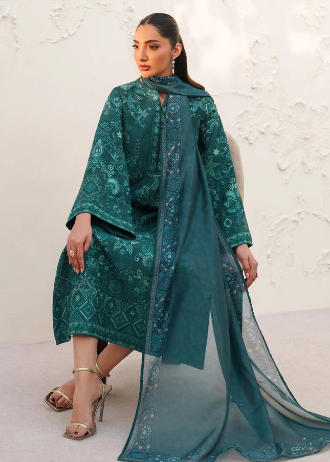 Baroque | Embroidered Raw Silk UF-4383
