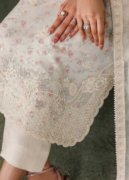 Baroque | Embroidered Cotton Net UF-4440
