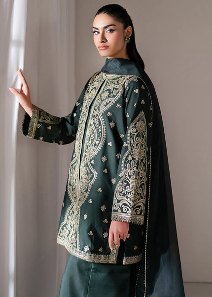 Baroque | Embroidered Raw Silk UF-4139
