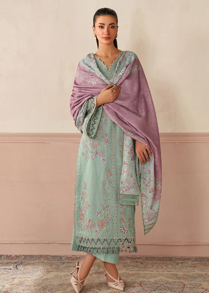 Baroque | Embroidered Khaddar UF-4355