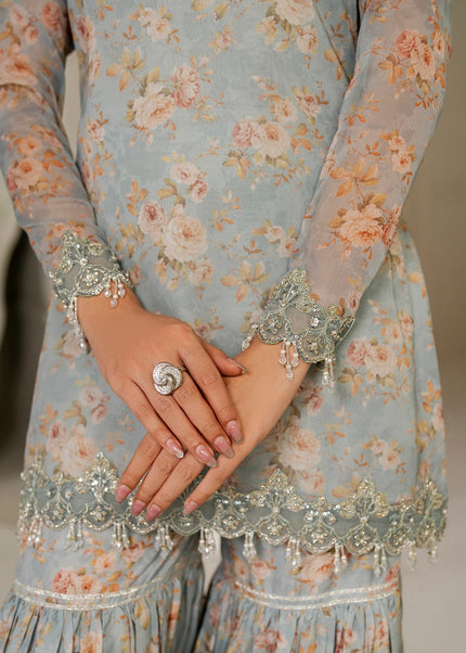Baroque | Embroidered Chiffon UF-4165