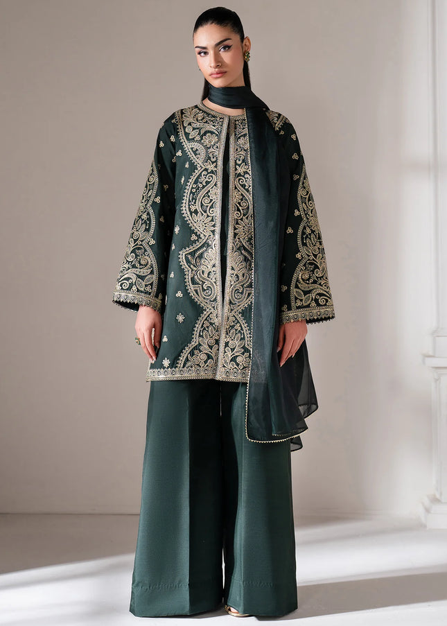 Baroque | Embroidered Raw Silk UF-4139