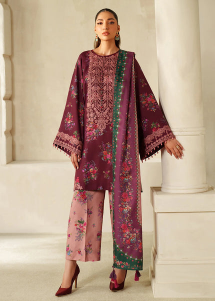 Baroque | Embroidered Khaddar UF-4338