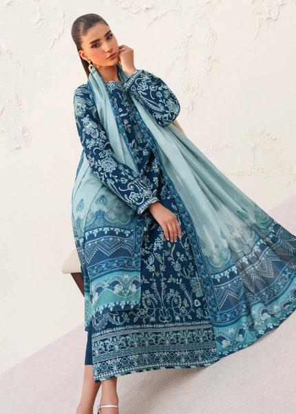 Baroque | Embroidered Raw Silk UF-4384