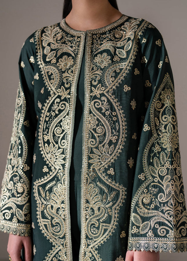 Baroque | Embroidered Raw Silk UF-4139