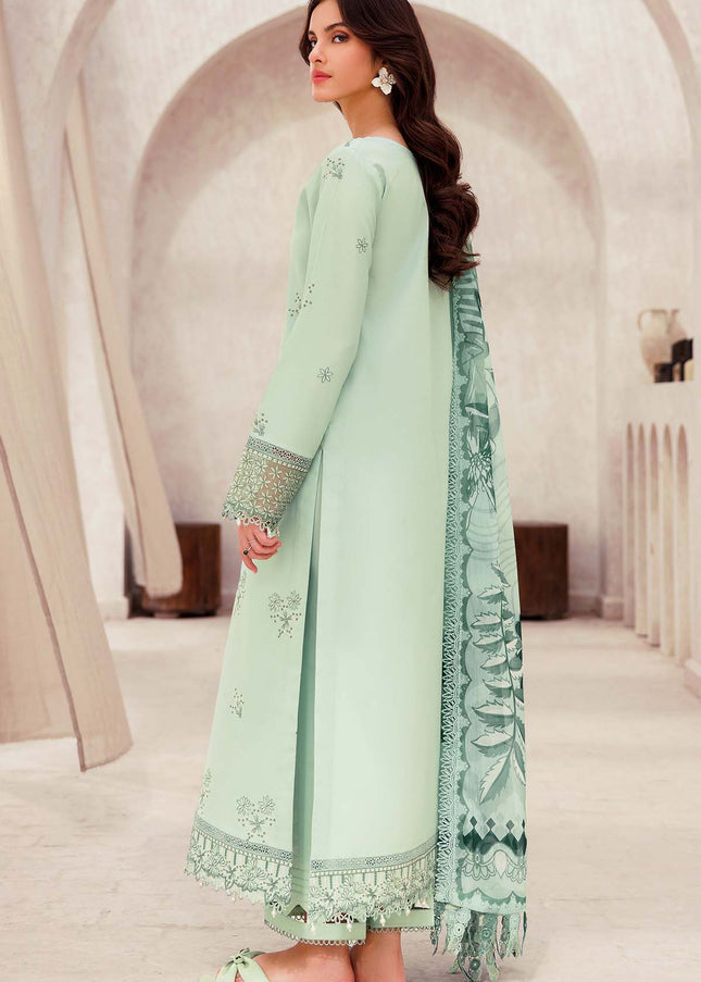 Farasha | Bahaar Embroidered Lawn'25 - Aqua Cascade