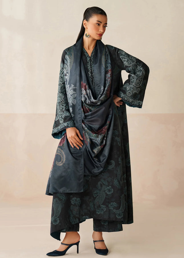 Baroque | Embroidered Viscose Silk UF-4280
