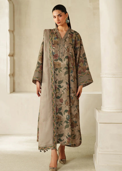 Baroque | Embroidered Khaddar UF-4339