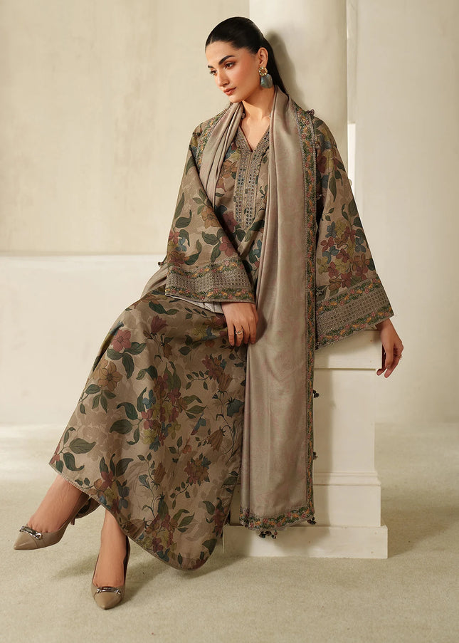 Baroque | Embroidered Khaddar UF-4339