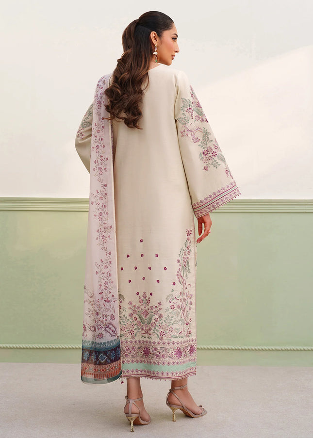 Baroque | Embroidered Raw Silk UF-4385