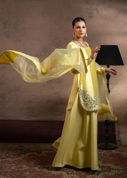 Farrukhzia | Fareesha - Lemon Yellow