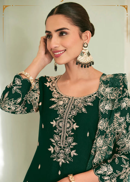 Chinnon Printed and Embroidered Sharara Suit Series