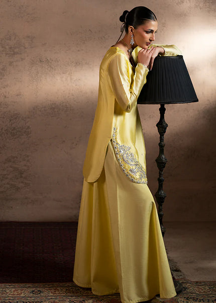 Farrukhzia | Fareesha - Lemon Yellow