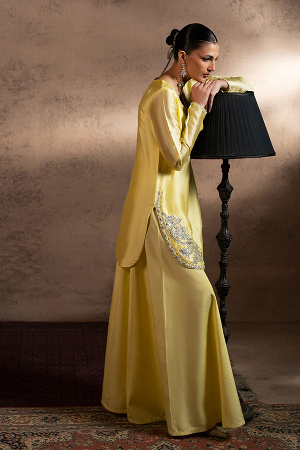 Farrukhzia | Fareesha - Lemon Yellow