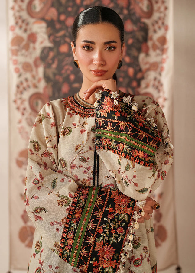 Baroque | Embroidered Khaddar UF-4356