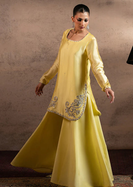Farrukhzia | Fareesha - Lemon Yellow