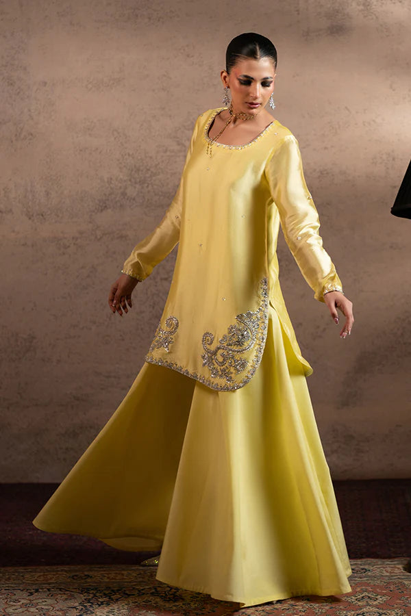 Farrukhzia | Fareesha - Lemon Yellow