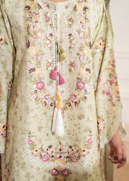 Karma | Gul Mahar - Celadon Green
