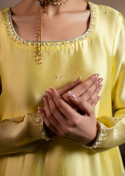 Farrukhzia | Fareesha - Lemon Yellow