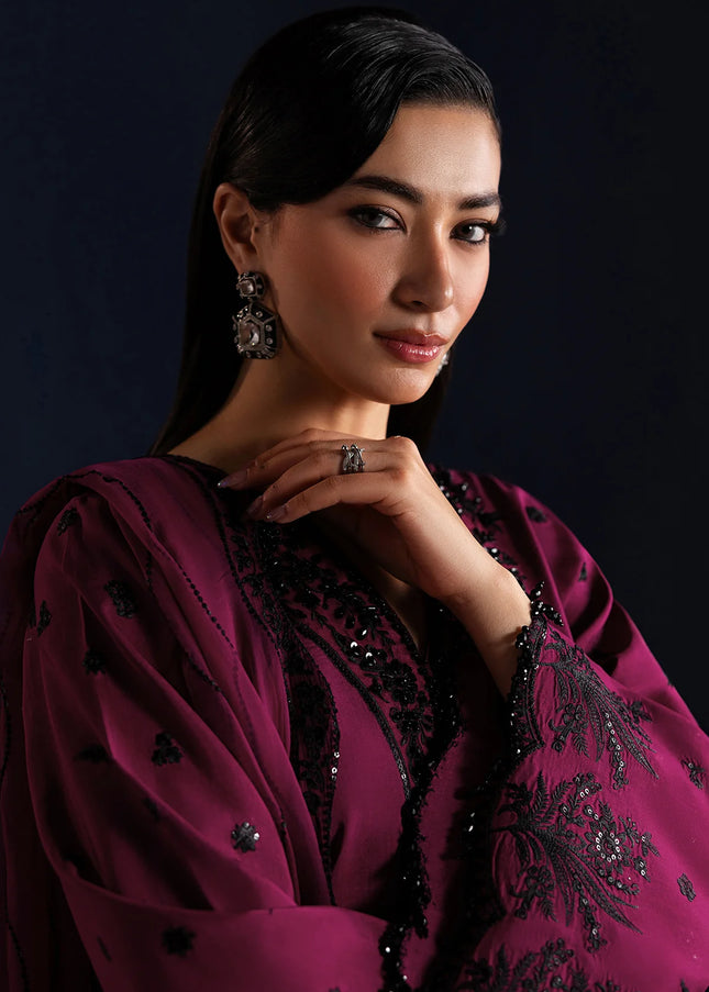 Baroque | Embroidered Raw Silk PR-1321