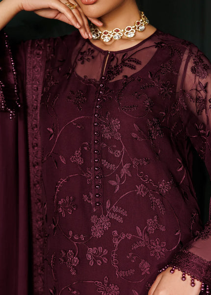 Baroque | Embroidered Chiffon UF-4436