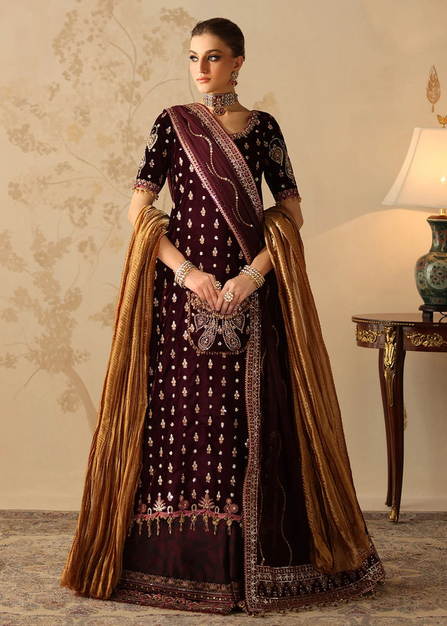 Baroque | Embroidered Velvet UF-4313