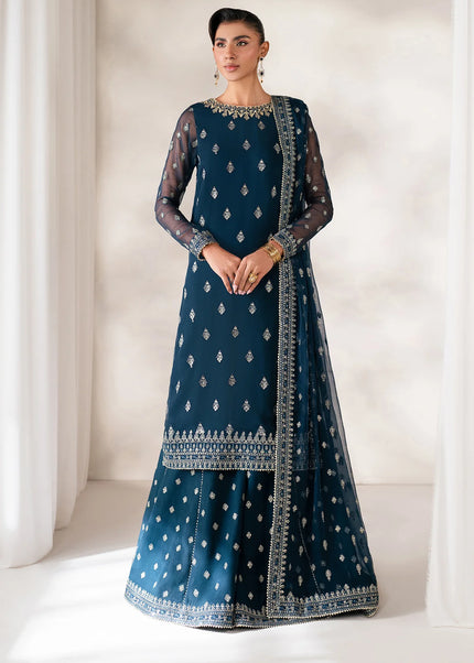 Baroque | Embroidered Chiffon UF-4142
