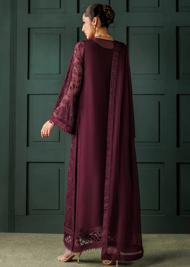 Baroque | Embroidered Chiffon UF-4436